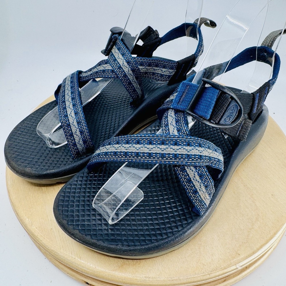 Chaco Z/2 Sandals Youth 3 Blue Water Sport Hiking Trail Shoes Boys Girls